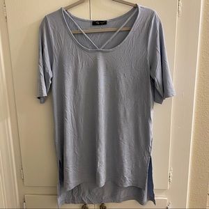 Boutique high low tee